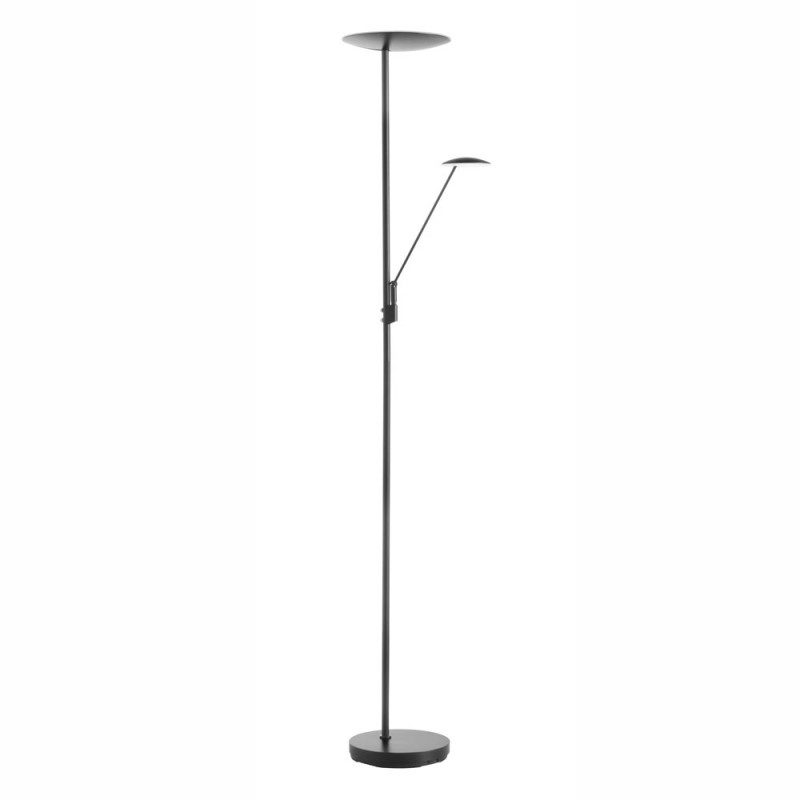 Lampadaire Led Avec Liseuse Daphné Noir