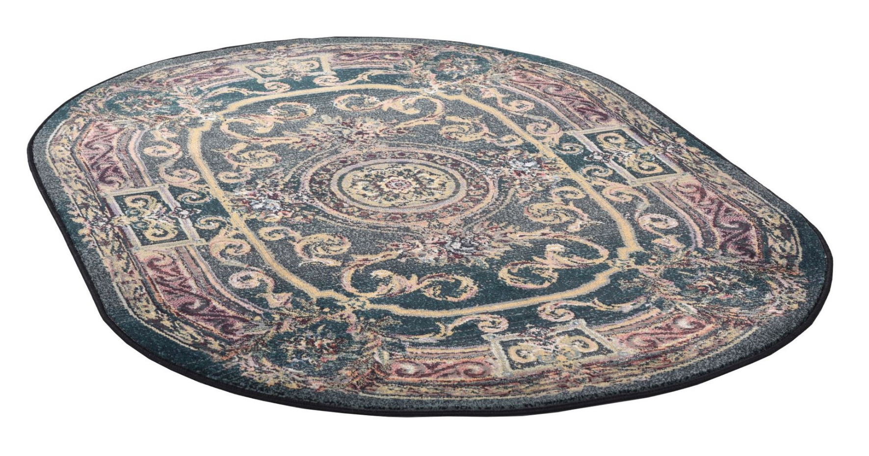 Tapis Gabiro Medaillon, tissé, rond