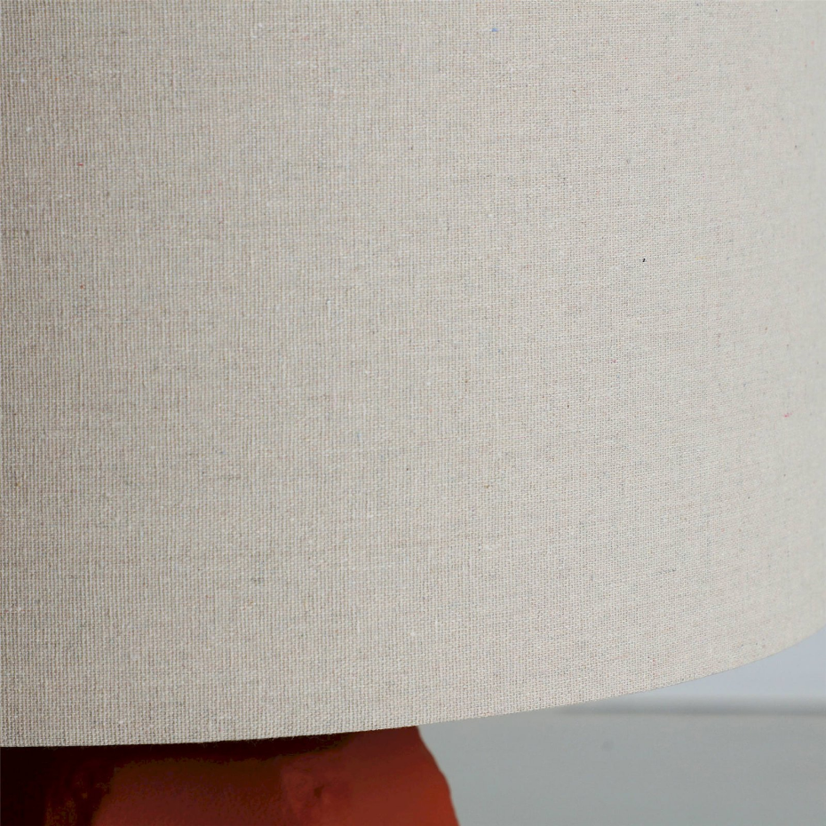 Lampe de table en céramique et acier doré