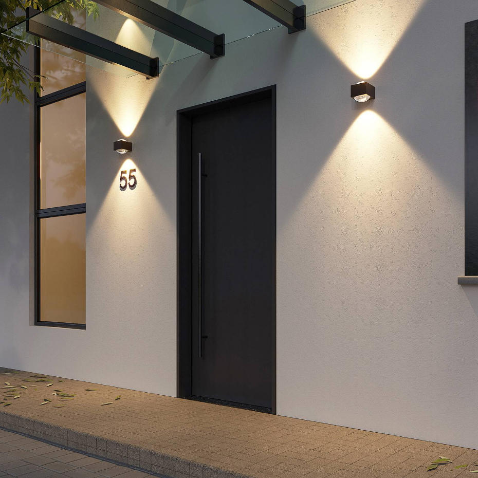 Applique extérieure en aluminium moderneLED