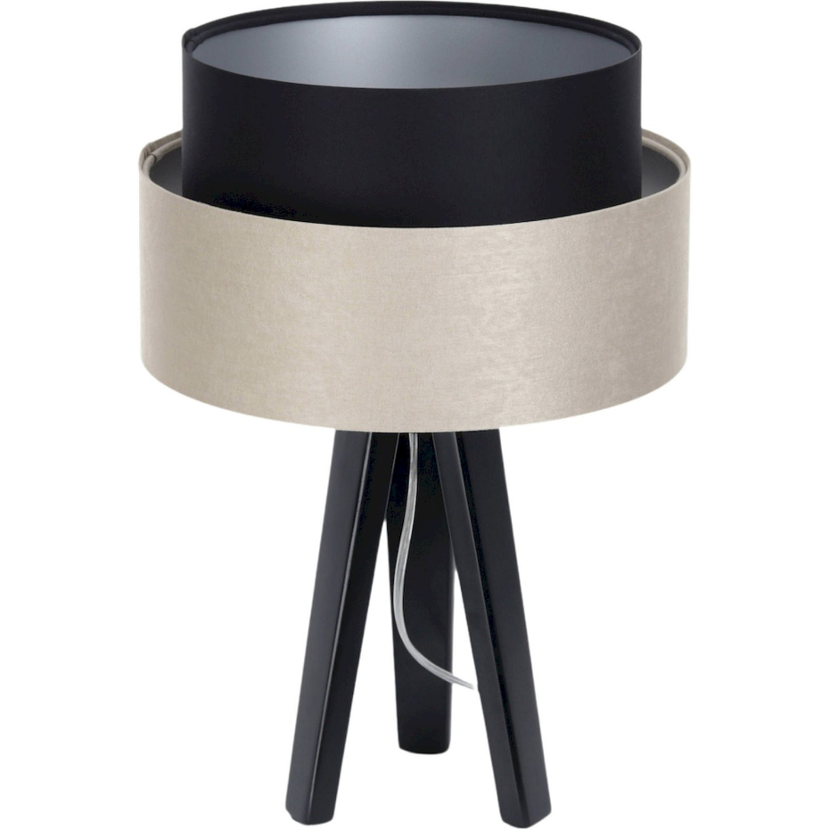 Lampe à poser ronde en PVC Duo ellegant