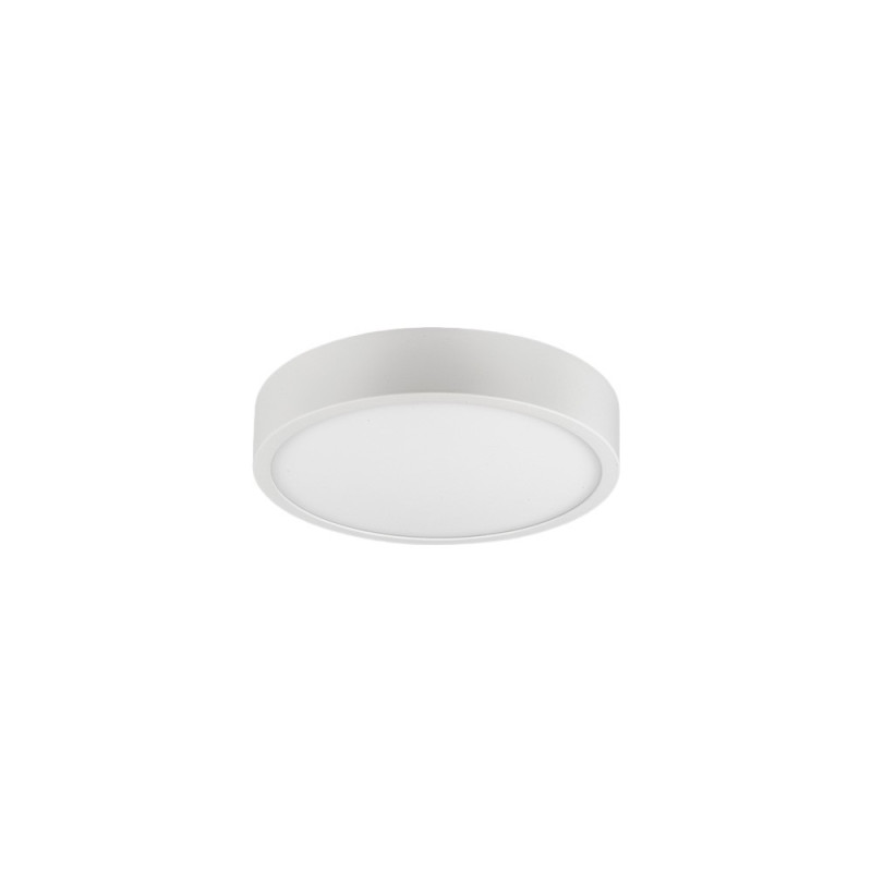 Plafonnier led rond blanc Saona Diam 17