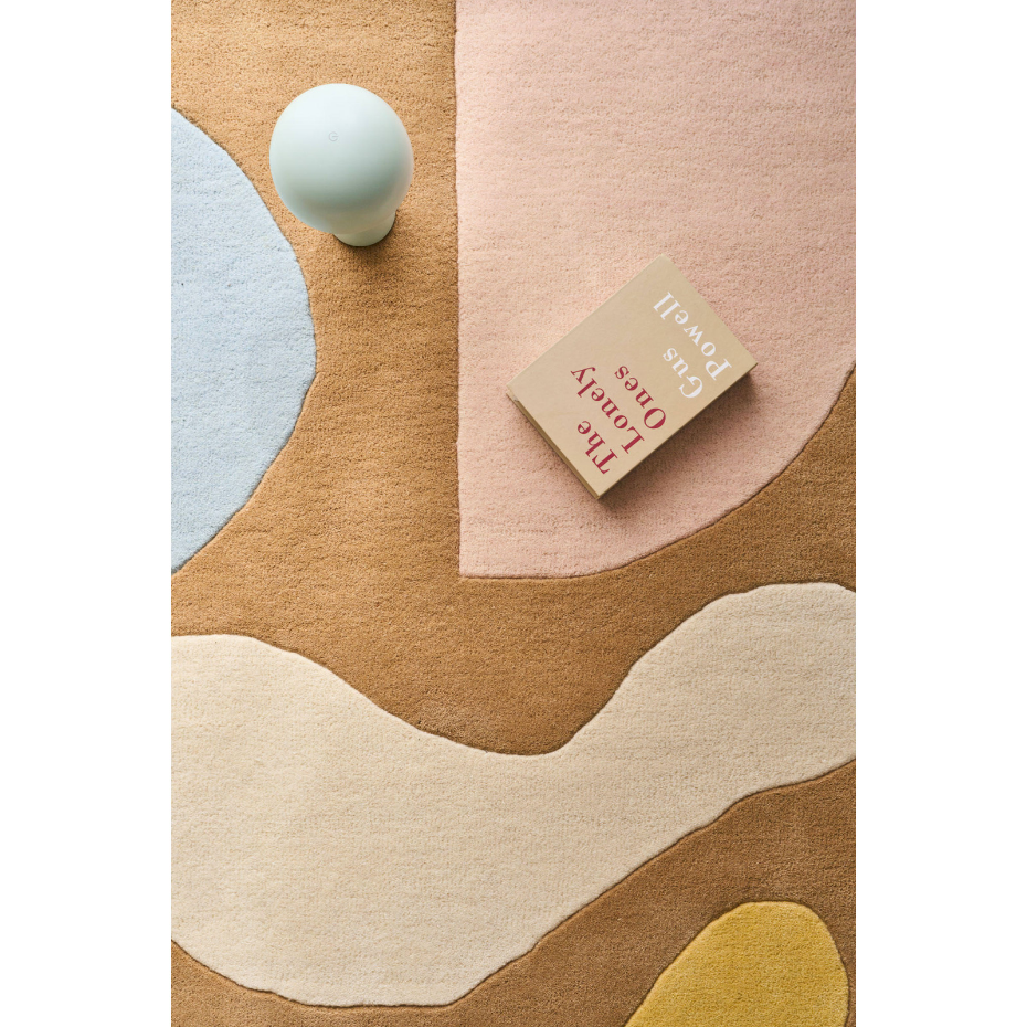 Tapis fait main en laine et coton Pantone