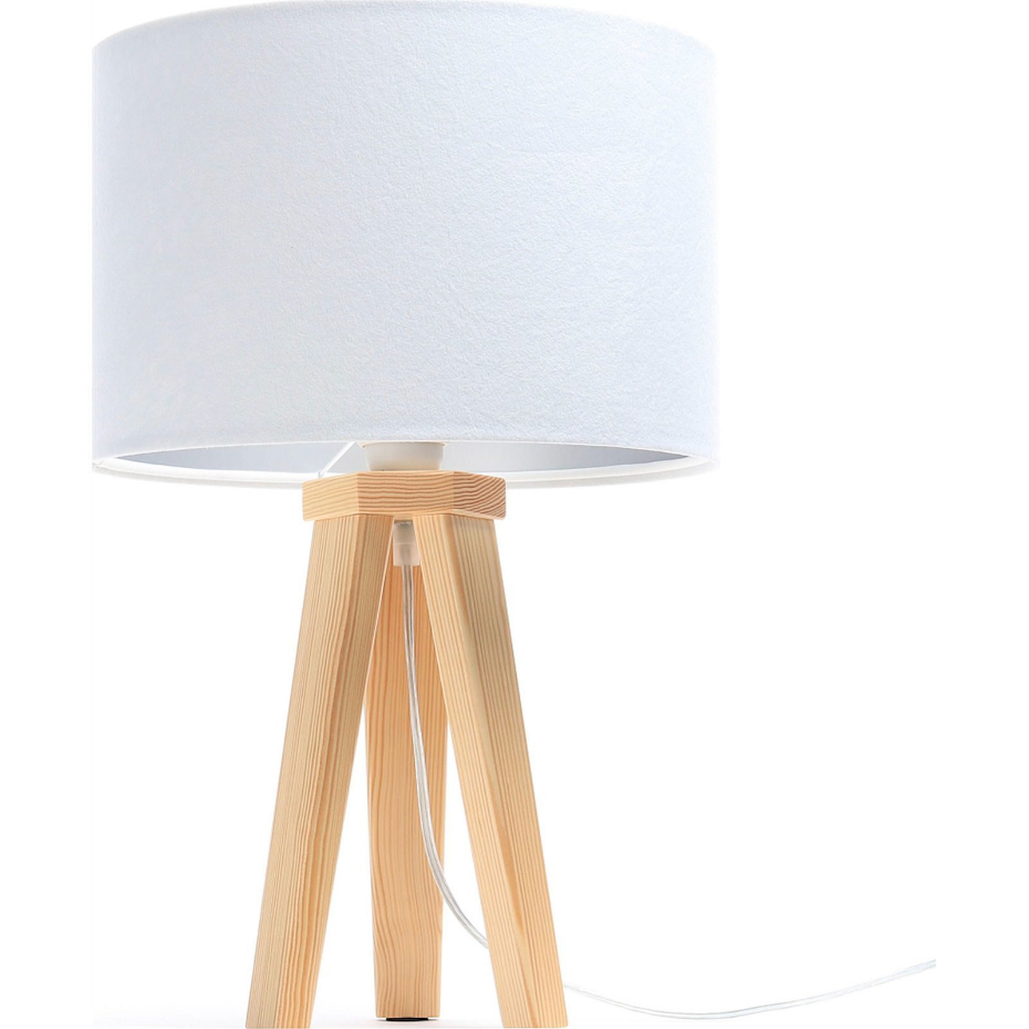 Lampe de chevet en bois Glamour