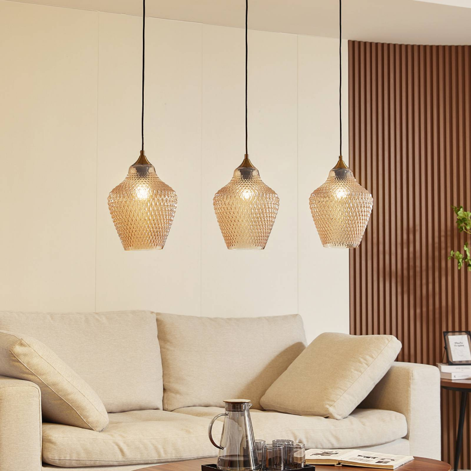 Suspension en verre vintage, Drakar