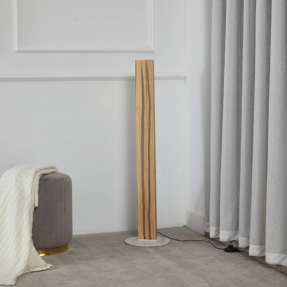Lampadaire en bois moderneLED, Silja