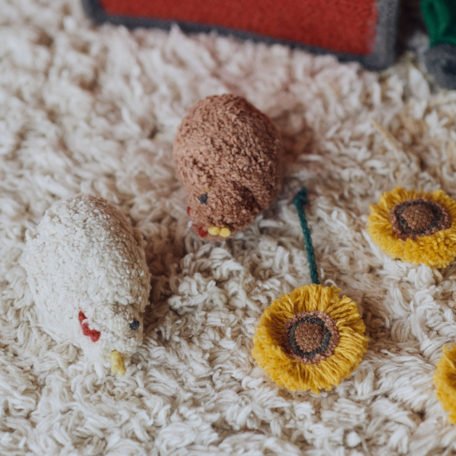 Tapis de jeu lavable en coton Ferme GROWING UP ON A FARM