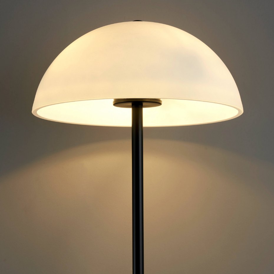 Lampadaire moderne à cloche en verre - MELITO
