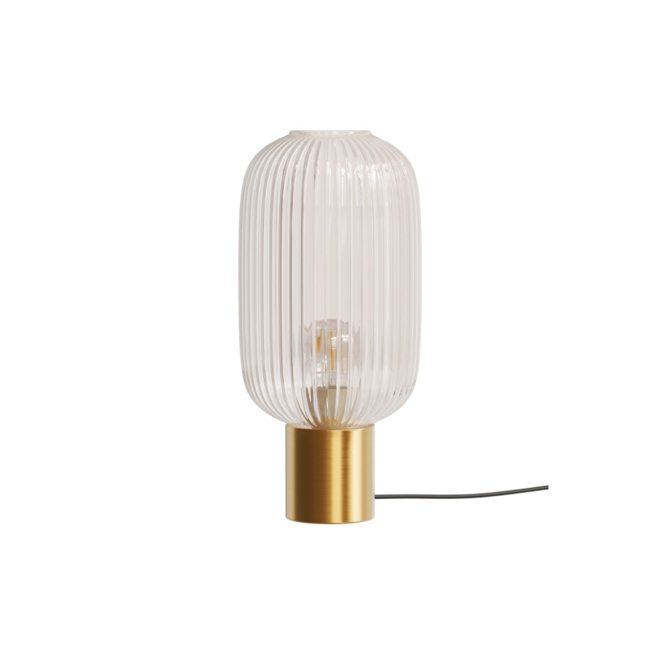 Lampe en verre cannelé - LOU