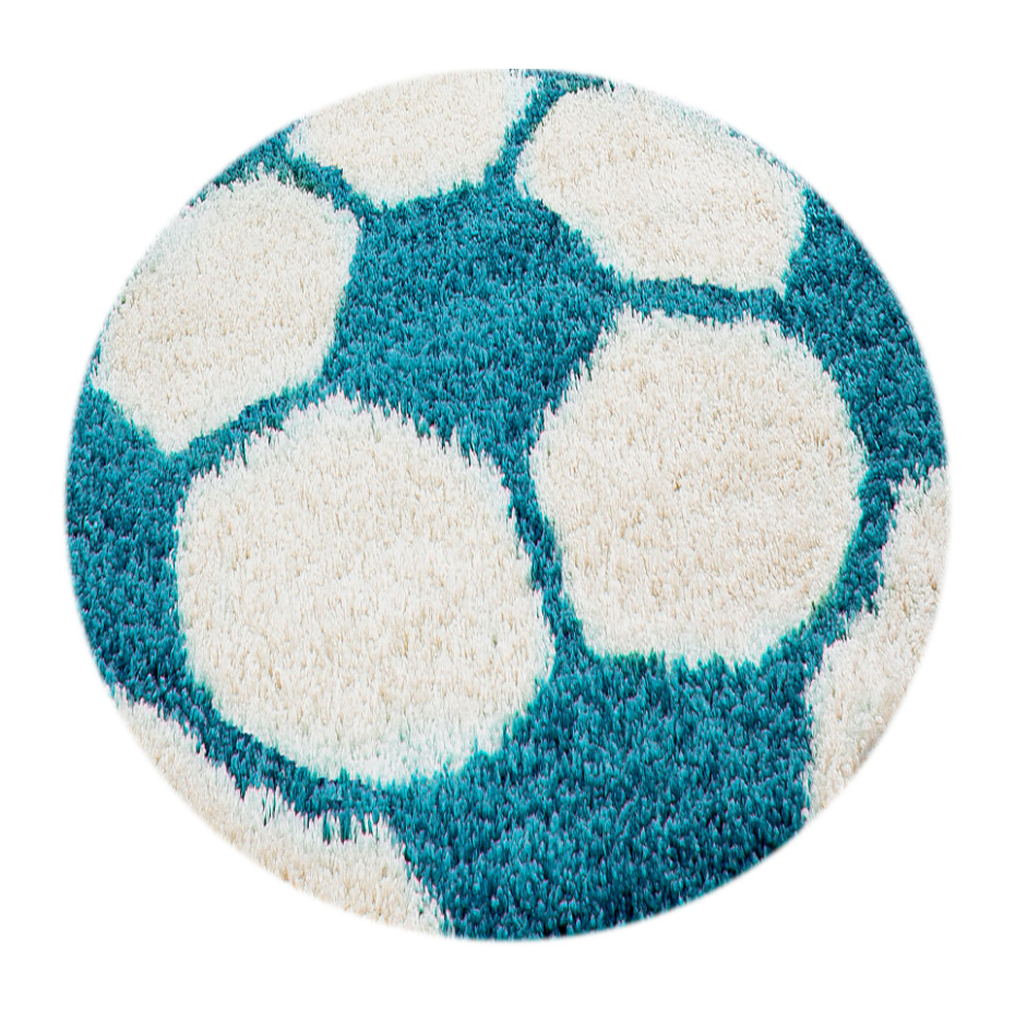 Tapis rond enfant motif ballon FUN