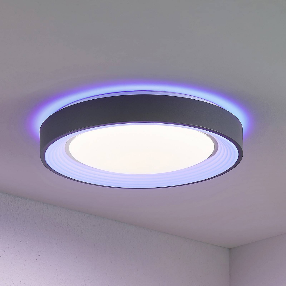 Plafonnier en métal moderneLED, Lindum