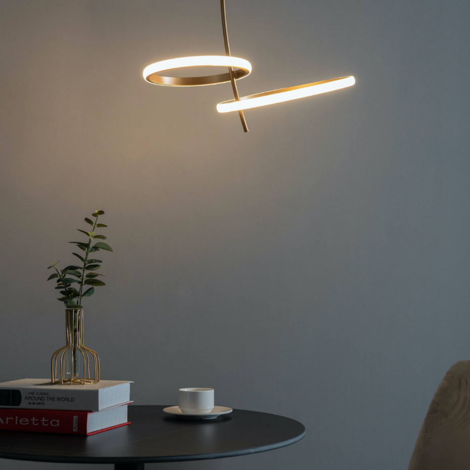 Plafonnier LED double anneau - BELLAGIO