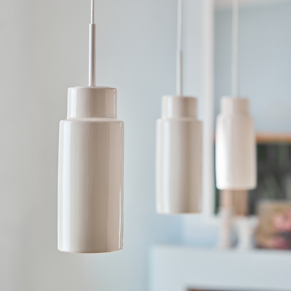 Suspension en céramique Ø10,5 cm, Épopée