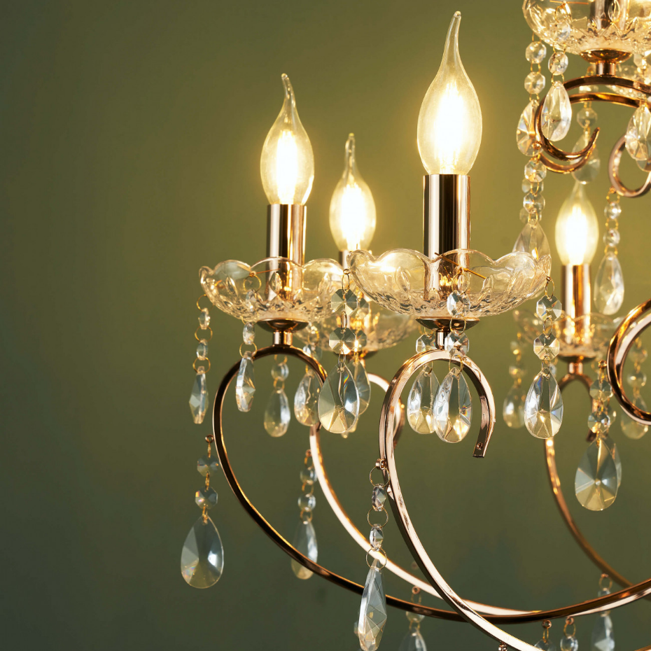 Magnifique lustre en cristal - PAVIA