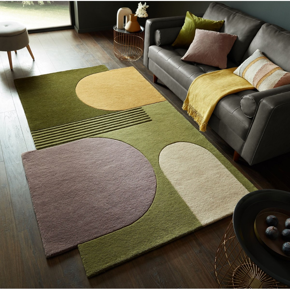 Tapis salon et chambre moderne pure laine FORMAL