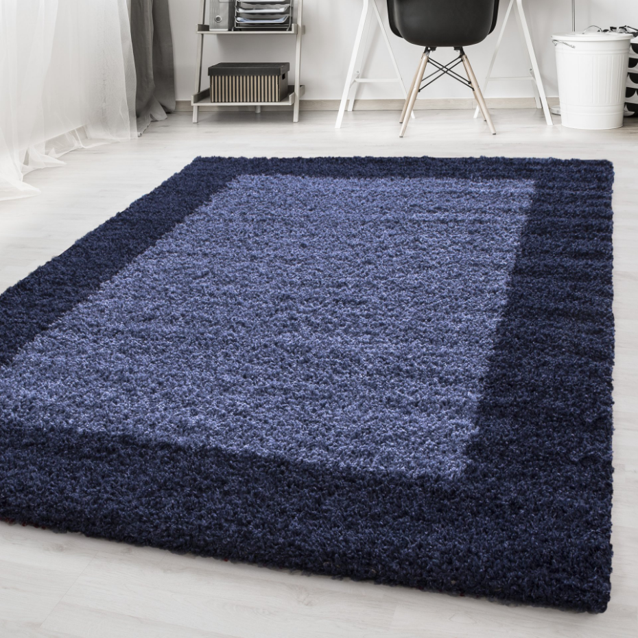Tapis de salon shaggy bicolore OTTA