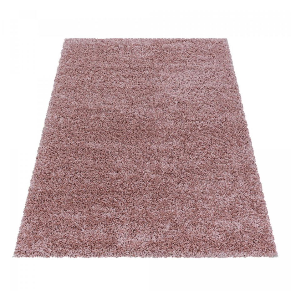 Tapis poils longs shaggy tissé motif uni UNI I