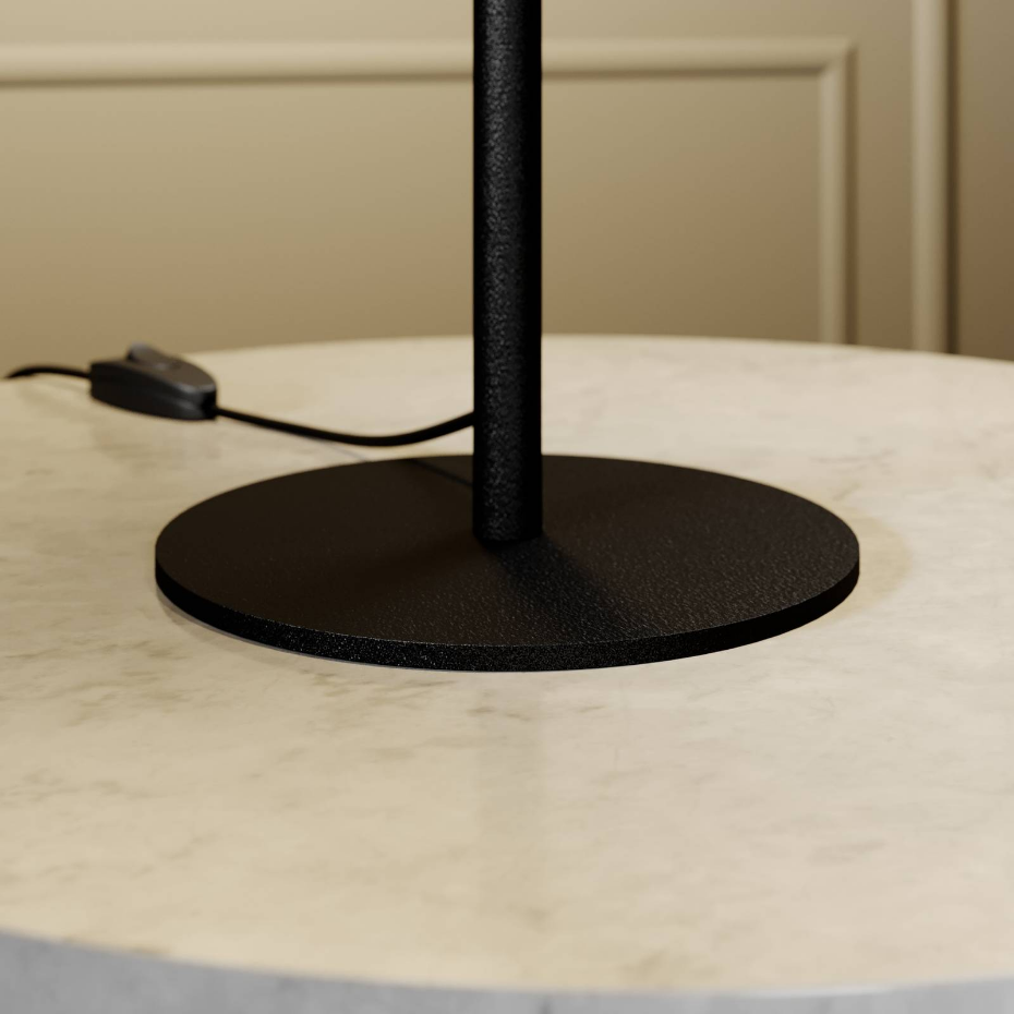 Lampe à poser en métal moderne, Carlea