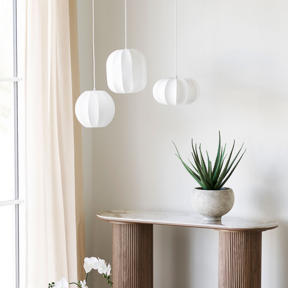 Suspension ronde en soie ø25cm- CONVENTRY