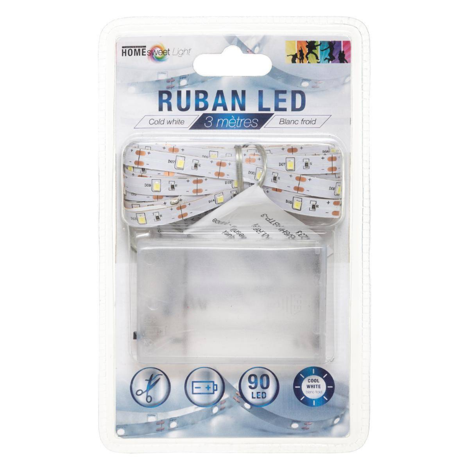 Ruban LED à pile