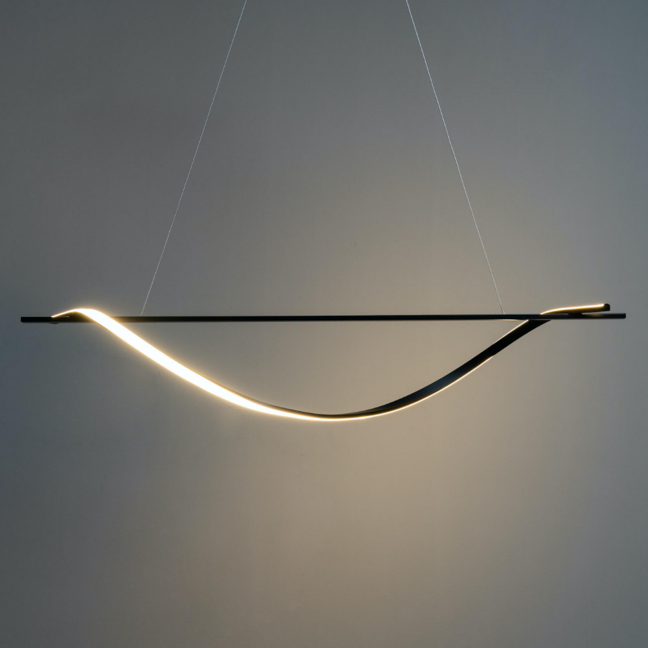 Suspension LED ondulée minimaliste - HILDA