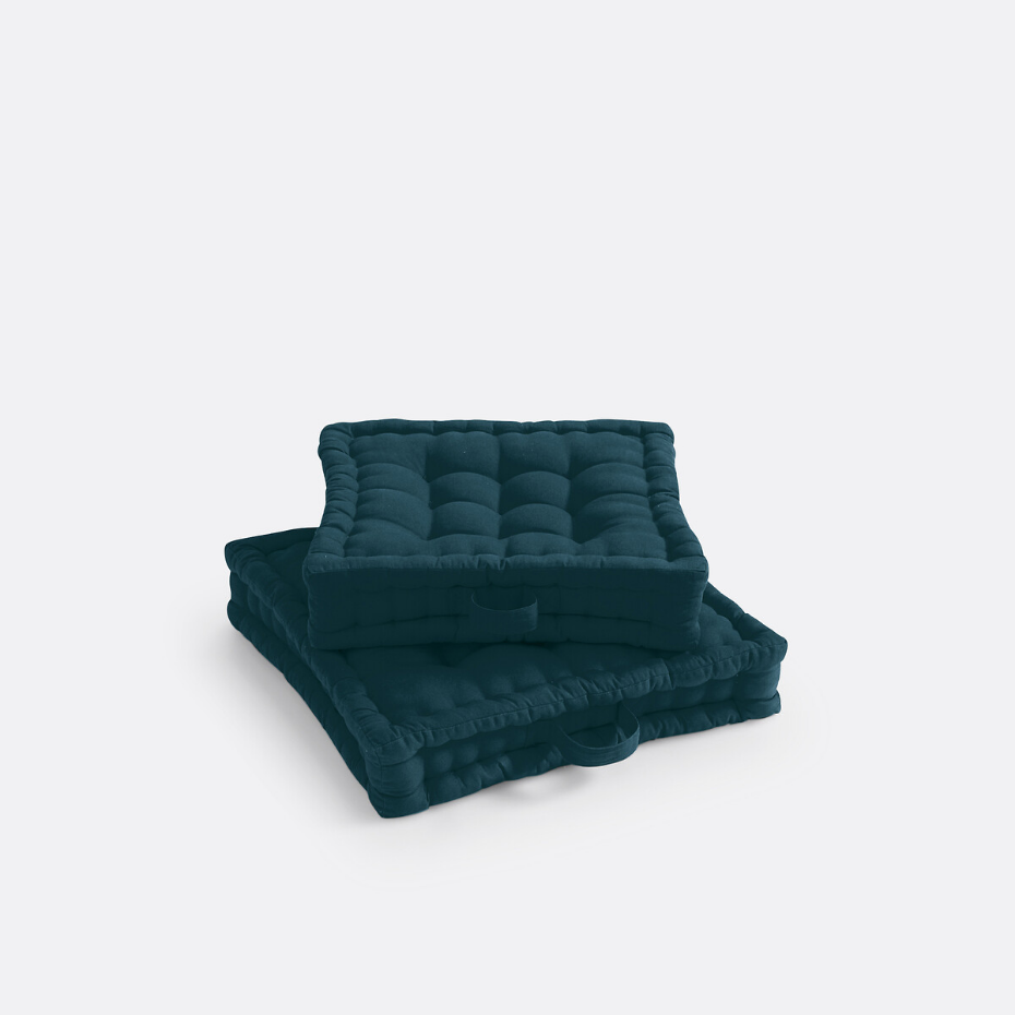 Coussin de sol coton recyclé, Scenario