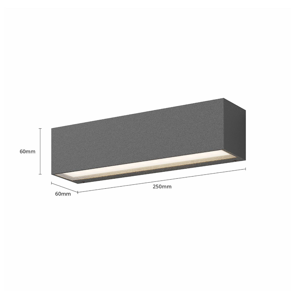 Applique extérieure en aluminium moderneLED