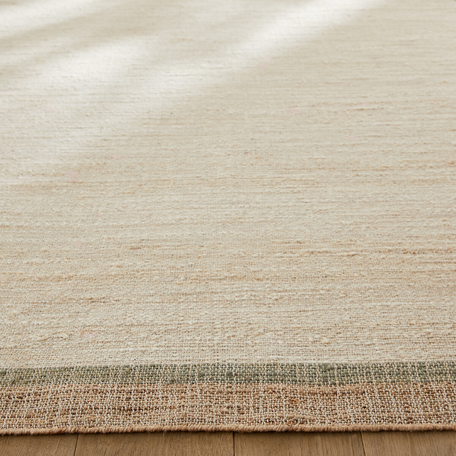 Tapis jute, tissé main, Ishika