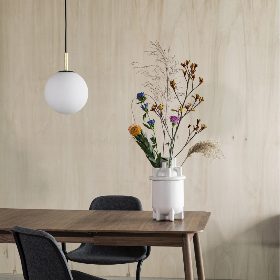 Suspension en marbre et métal ø25cm - Orion