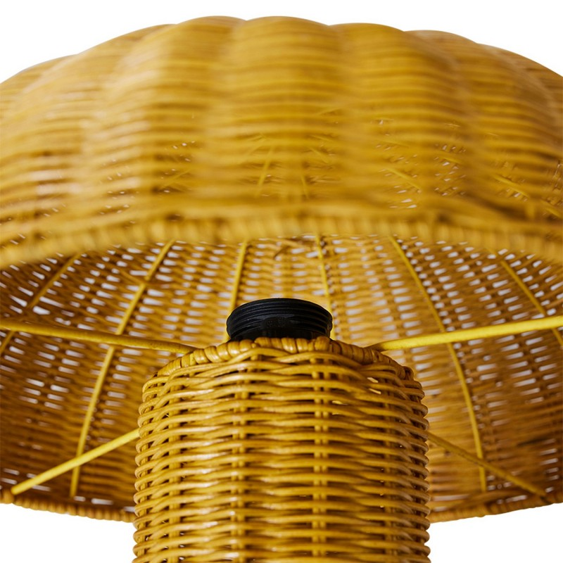 Lampe à poser rotin