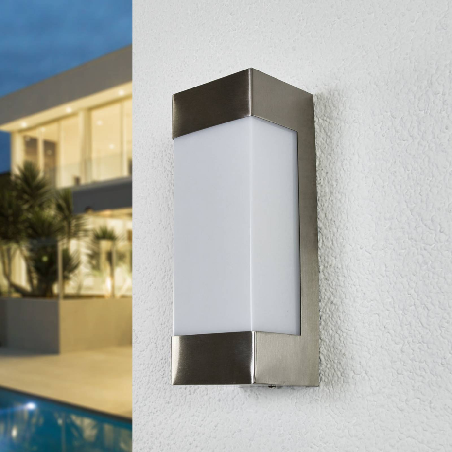 Applique extérieure en inox moderneLED