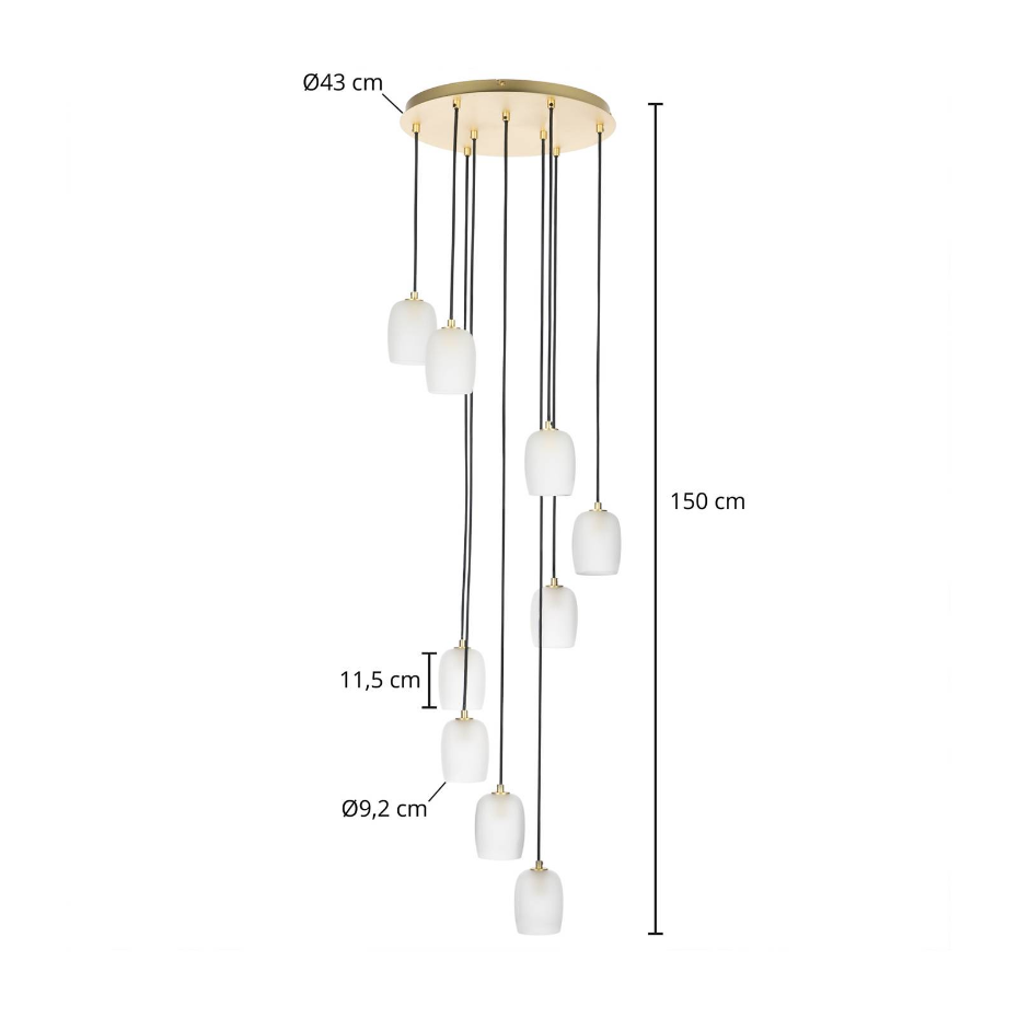 Suspension en métal design, Taylan