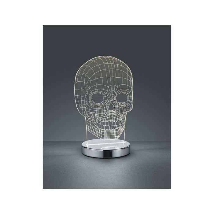 Lampe design en métal , SKULL
