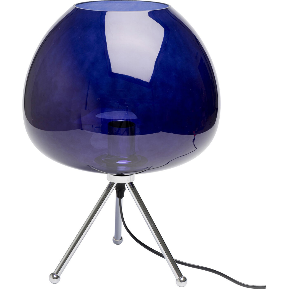 Lampe en verre et acier, SPHERE