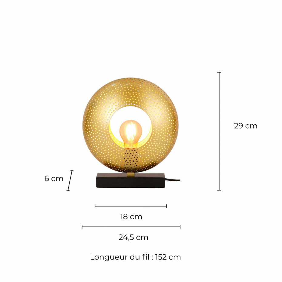 Lampe à poser en métal, ATOKA