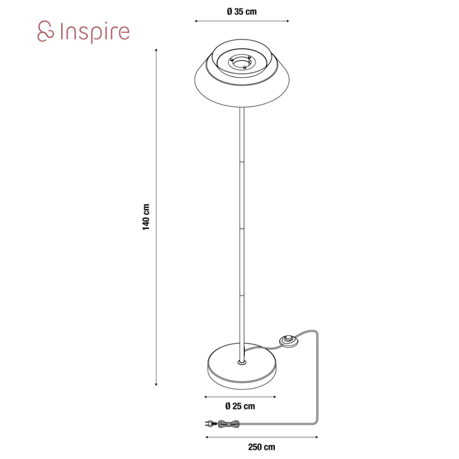 Lampadaire en fer, DULCIE