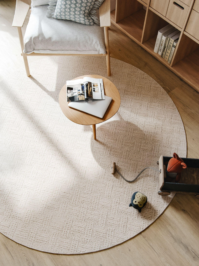 Tapis rond LILIBETH