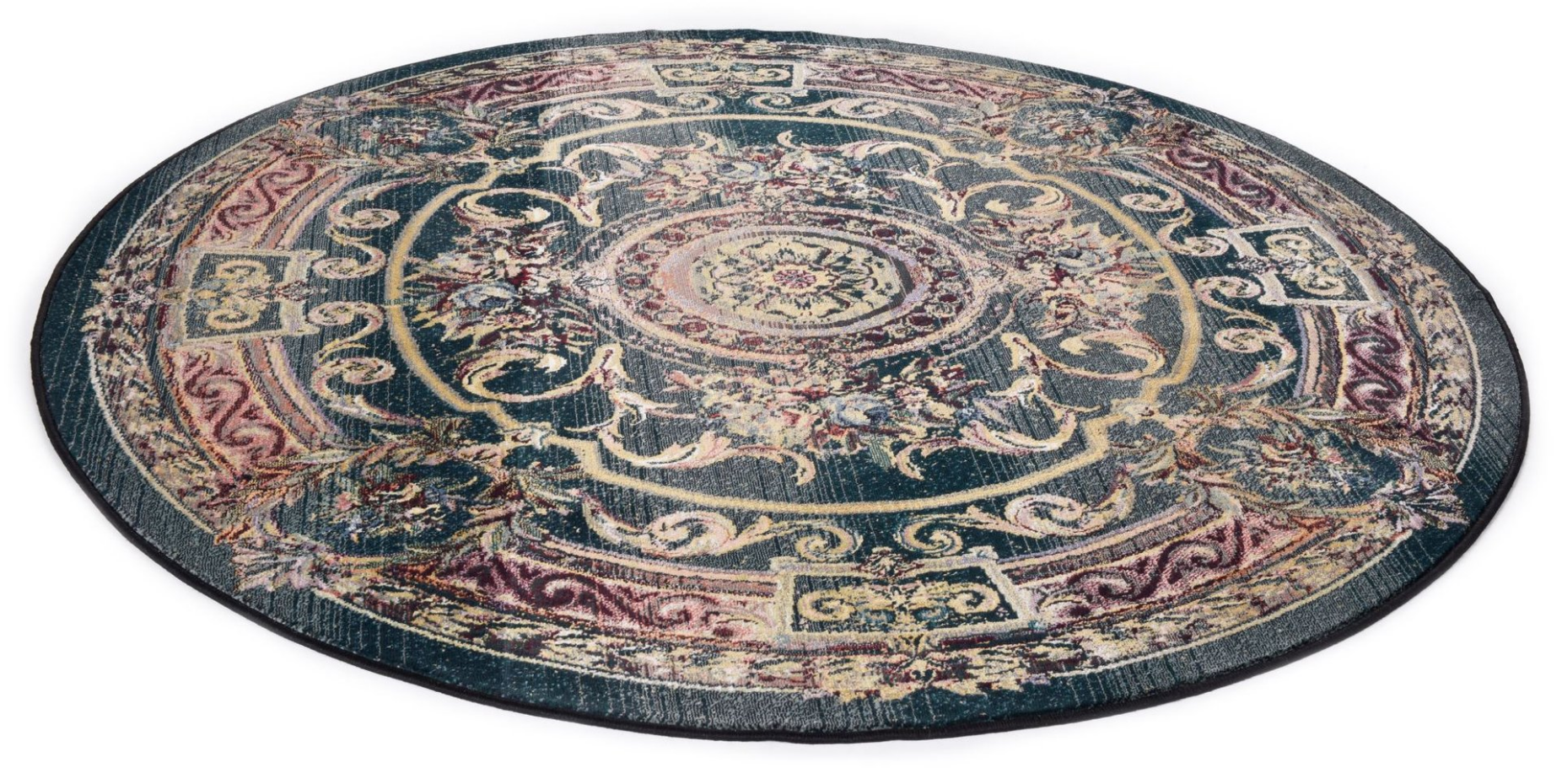 Tapis Gabiro Medaillon, tissé, rond