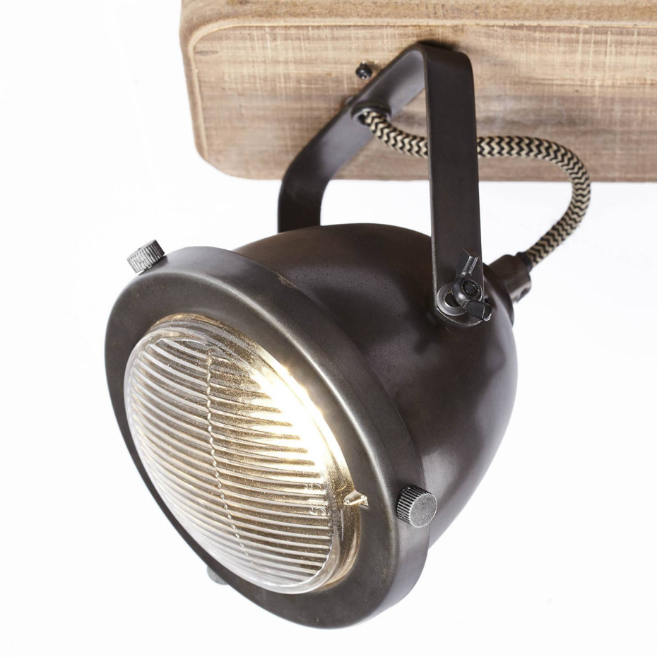 Plafonnier en bois industriel, Carmen Wood