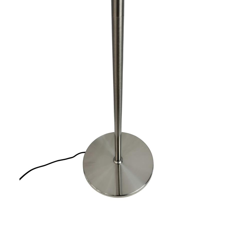 Lampadaire en Métal, noir et laiton OULU