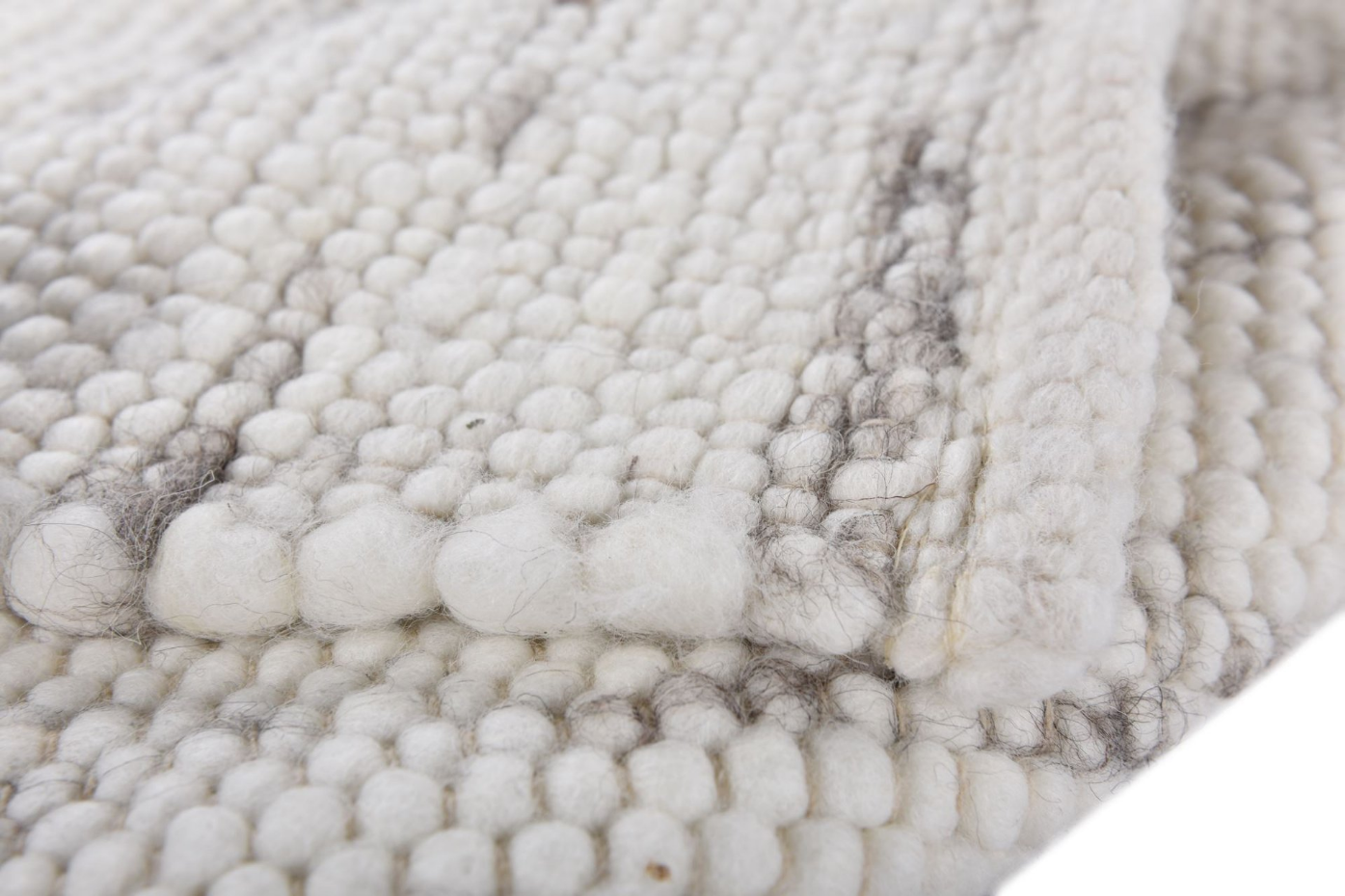 Tapis en laine chiné réversible tissé à la main - Alm Glueck
