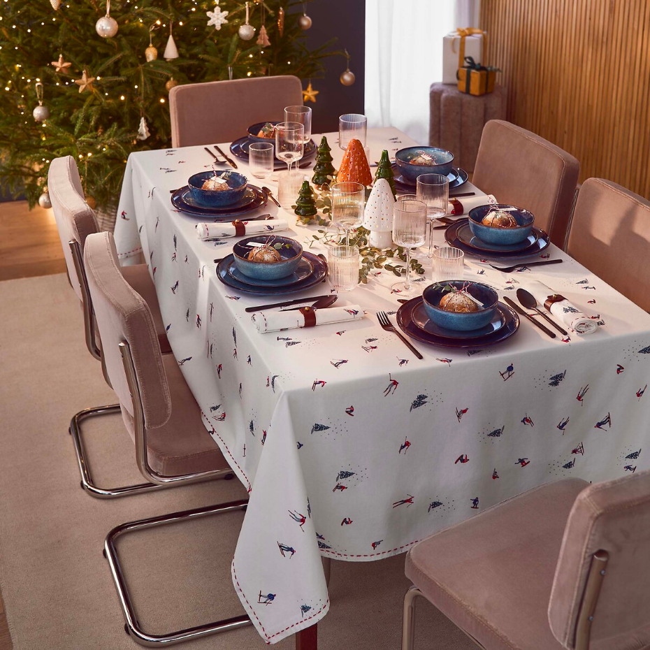 Nappe coton lavé, Tout schuss