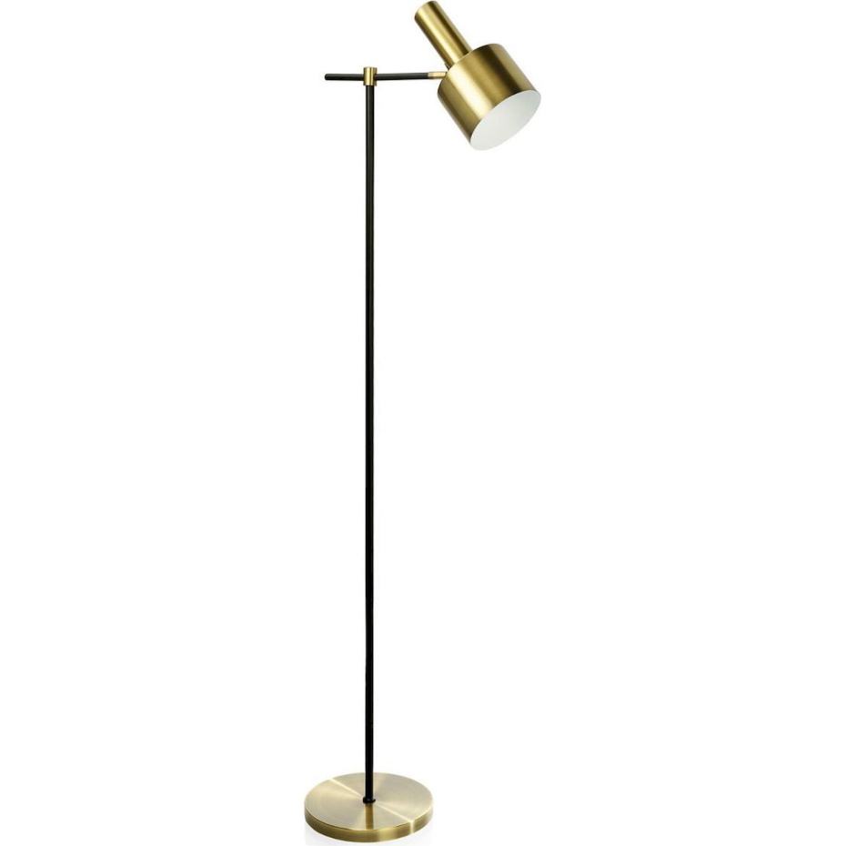 Lampadaire industriel en fer rectangulaire