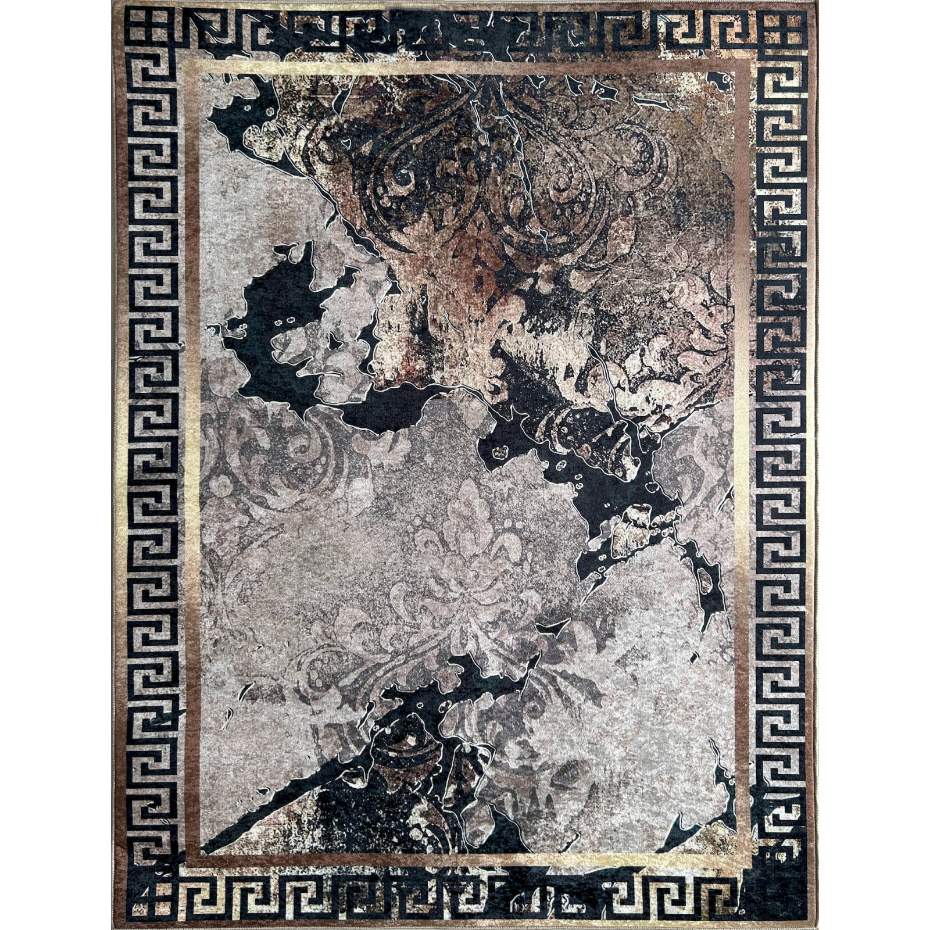 Tapis rectangulaire en polyester imprimé STAMPA