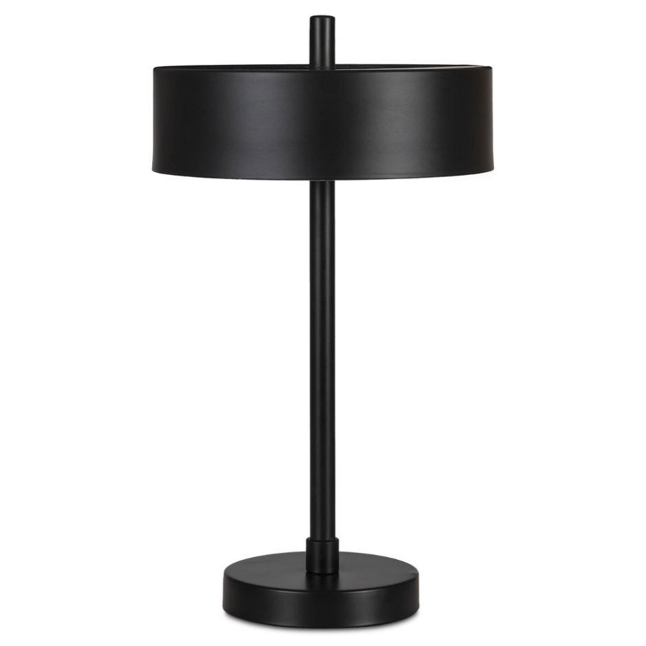 Lampe à poser vintage métal noir 20x20x35cm