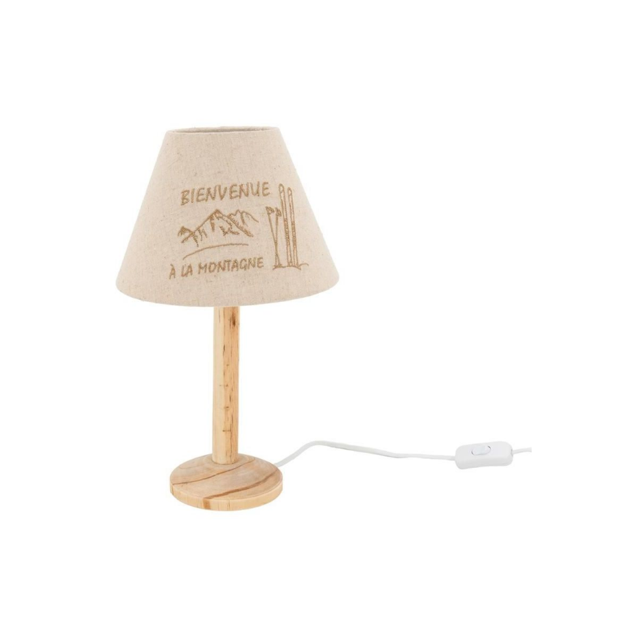 Lampe à poser Bienvenue à la montagne