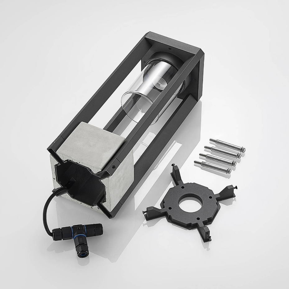 Luminaire extérieur en aluminium moderne