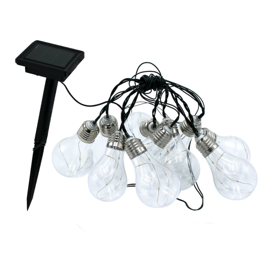 Guirlande solaire FANTASY STAR CORD 10 ampoules 8M