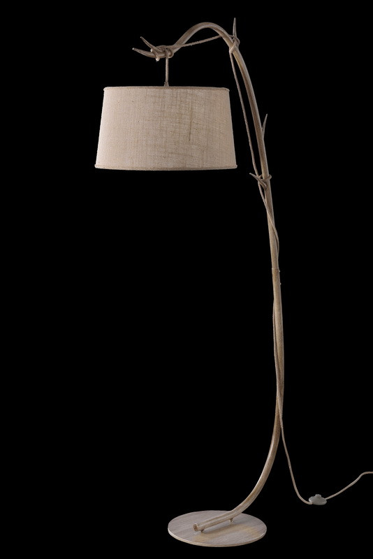 Lampadaire design en métal scandinave, SABINA