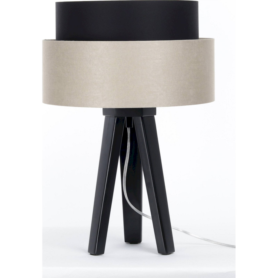 Lampe à poser ronde en PVC Duo ellegant